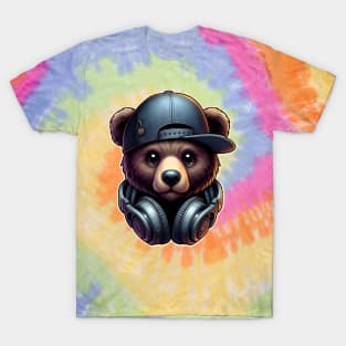 Music Lover Bear Cute Kawaii T-Shirt